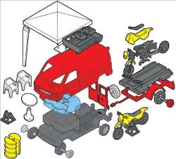 Seva Monti System 49 Auto Renault Trafic ENDURO stavebnice MS49 0102-49
