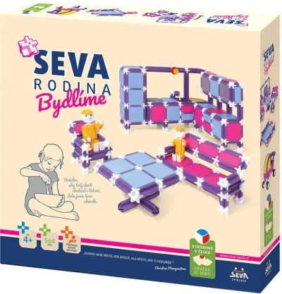 Seva Rodina Bydlíme plastová (stavebnice) 564 dílků