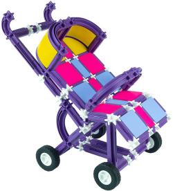 Seva Rodina Kočárek plastová (stavebnice) 293 dílků