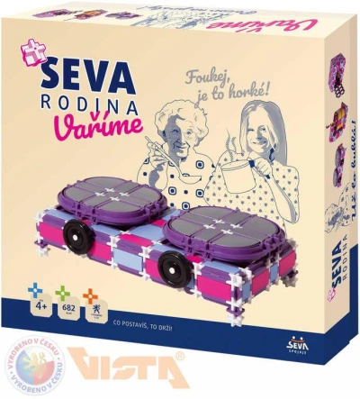 Seva RODINA Vaříme plastová (stavebnice) 682 dílků v krabici Seva RODINA Vaříme plastová (stavebnice) 682 dílků v krabici