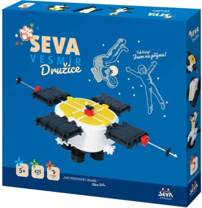 Seva Vesmír Družice plastová (stavebnice) 425 dílků