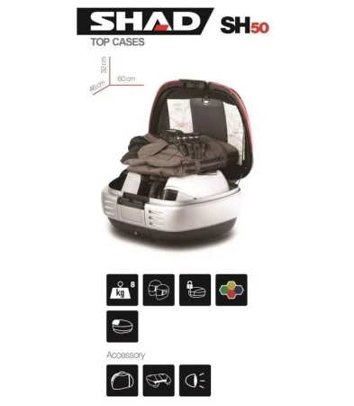 Shad Box na skúter - SH50 Top case
