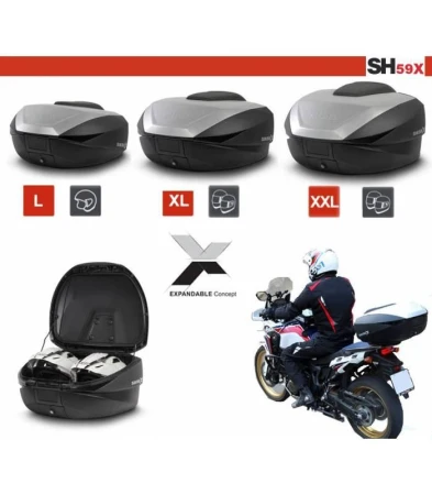 Shad Box na skútr - SH59X Aluminium