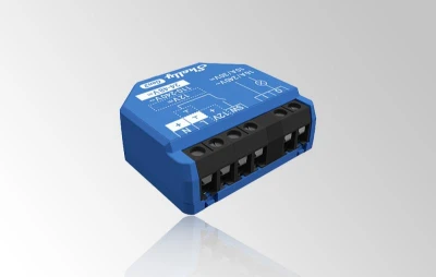 Shelly 1 Gen3 modrý Wi-Fi/Bluetooth chytrý spínač
