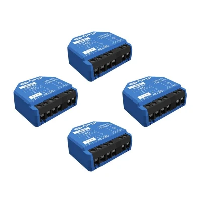 Shelly 1 Gen3 sada 4 ovladačů WiFi/Bluetooth Shelly 1 Gen3 sada 4 ovladačů WiFi/Bluetooth