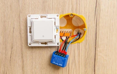 Shelly 1 Mini Gen3 modrý WiFi/Bluetooth sada 2 chytrých spínačů
