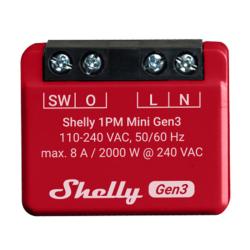 Shelly Řídicí jednotka 1PM Mini Gen3
