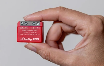 Shelly 1PM Mini Gen4 Zigbee/Matter chytrý spínač