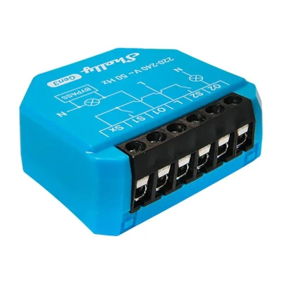 Shelly 2L Gen3 WiFi 2-kanálový regulátor osvětlení bez neutrálu