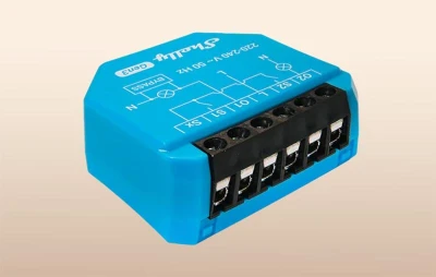 Shelly 2L Gen3 WiFi 2-kanálový regulátor osvětlení bez neutrálu