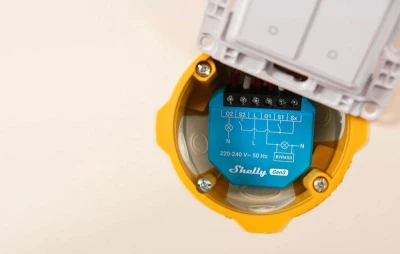 Shelly 2L Gen3 WiFi 2-kanálový regulátor osvětlení bez neutrálu