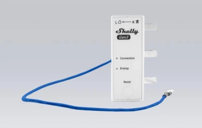 Shelly 3EM-63T Gen3 1/3-kanálový měřič energie WiFi (plochá svorka)