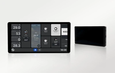 Shelly Wall Display X2i černý 6,95" WiFi/BLU nástěnný ovládací panel