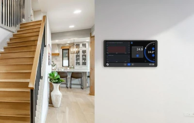 Shelly X2i stříbrný 6,95" WiFi/BLU nástěnný ovládací panel