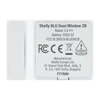 Shelly BLU Door/Window ZB bílý senzor dveří a oken