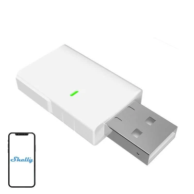 Shelly BLU Gateway, WiFi/Bluetooth (USB-A) Shelly BLU Gateway, WiFi/Bluetooth (USB-A)