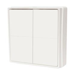 Shelly BLU Button 4 béžové Bluetooth tlačítko se 4 klávesami Shelly BLU Button 4 béžové Bluetooth tlačítko se 4 klávesami