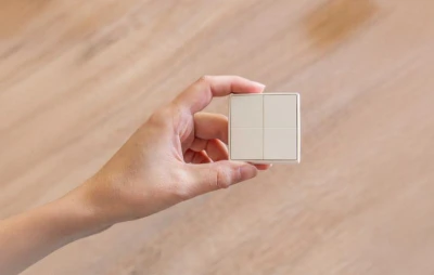 Shelly BLU Button 4 béžové Bluetooth tlačítko se 4 klávesami