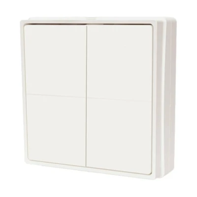 Shelly BLU Button 4 béžové Bluetooth tlačítko se 4 klávesami Shelly BLU Button 4 béžové Bluetooth tlačítko se 4 klávesami