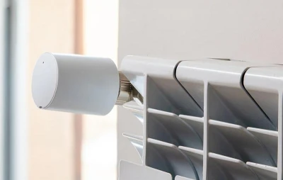 Shelly TRVBLU1-pack bílá termostatická hlavice WiFi/Bluetooth 2 kusy s ovládacím panelem