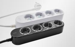Shelly Chytrý 12A napájecí pásek 4 Gen4 Zigbee/Matter power strip