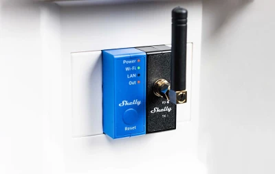 Shelly Pro LoRa Add-on černý rozšiřující modul