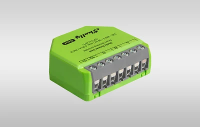 Shelly Dimmer Gen4 světle zelený inteligentní stmívač s podporou Zigbee/Matter
