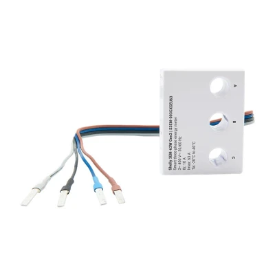 Shelly Měřič spotřeby energie 3EM-63W Gen3 s 1/3 kanálem WiFi (kabelový model)