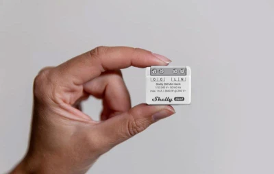 Shelly EM Mini Gen4 bílý WiFi/Matter měřič spotřeby energie