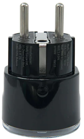Shelly Plug PM Gen3 Matter 13A černá inteligentní zásuvka