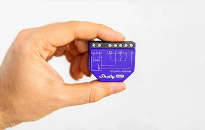 Shelly Dimmer 0/1-10V PM Gen3 WiFi/Bluetooth chytrý stmívač osvětlení