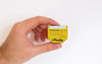 Shelly Wave i4 DC žlutý přepínač
