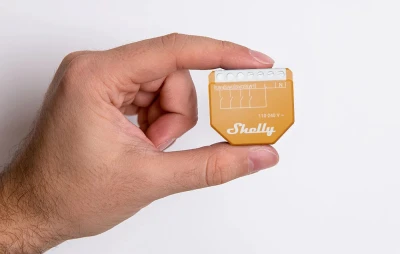 Shelly Wave i4 LR oranžový Z-Wave vstupní modul