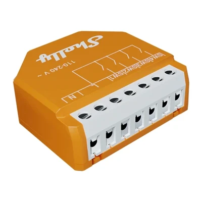 Shelly Wave i4 LR oranžový Z-Wave vstupní modul