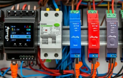 Shelly Pro Dimmer 0/1-10V PM WiFi/Bluetooth modrý stmívač osvětlení