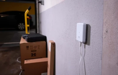 Shelly LeakSensorCable bílo-černý prodlužovací kabel snímače úniku