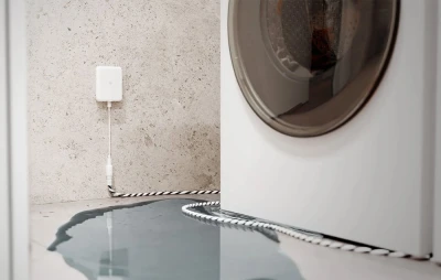 Shelly LeakSensorCable bílo-černý prodlužovací kabel snímače úniku