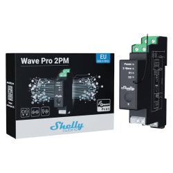 Shelly 2-kanálové relé na lištu DIN s měřením energie Qubino Pro 2PM