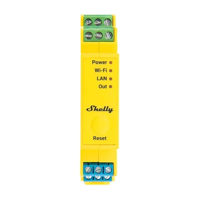 Shelly RGBWW Pro WiFi 5kanálový ovladač osvětlení na DIN lištu
