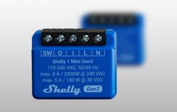 Shelly Řídicí jednotka 1 Mini Gen3