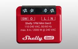 Shelly Řídicí jednotka 1PM Mini Gen3
