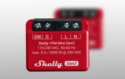 Shelly Řídicí jednotka 1PM Mini Gen3