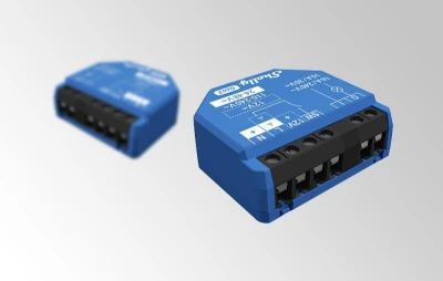 Shelly 1 Gen3 modrý WiFi/Bluetooth ovladač, 2 ks