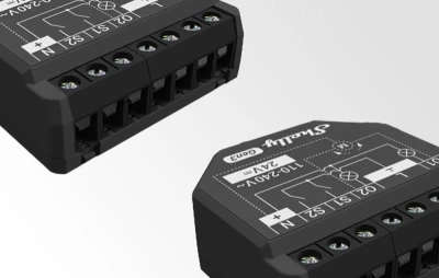Shelly 2PM Gen3 černá WiFi/Bluetooth sada 2 ovladačů