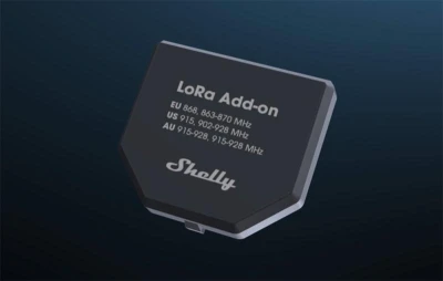 Shelly LoRa Add-on EU868 sada 2 relé pro zařízení Gen.3/4