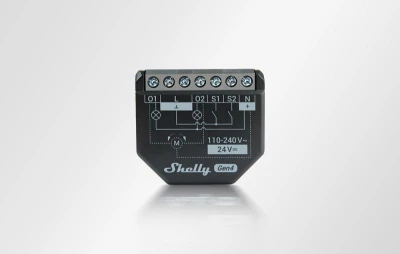 Shelly 2PM Gen4 černá Zigbee/Matter sada 4 ovladačů