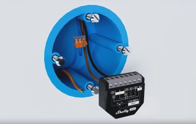 Shelly 2PM Gen4 černá Zigbee/Matter sada 4 ovladačů
