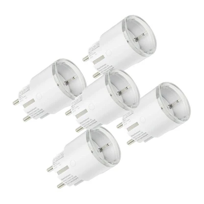 Shelly Sada 5 chytrých zásuvek Plug S MTR Gen3 12A (bílá) Shelly Sada 5 chytrých zásuvek Plug S MTR Gen3 12A (bílá)