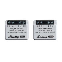 Shelly Sada 2 ovladačů PM Mini Gen3
