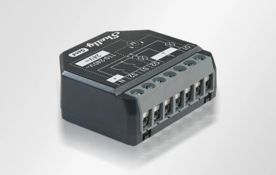 Shelly 2PM Gen4 Zigbee/Matter černé chytré dvoukanálové relé